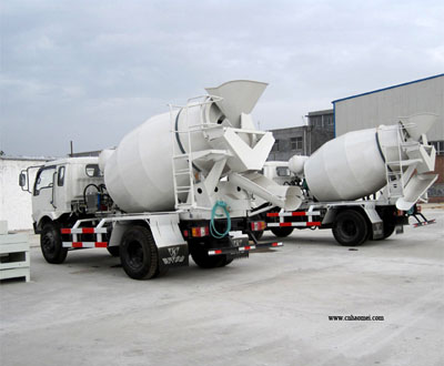 Concrete mixer truck