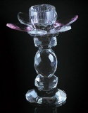 crystal candle holder