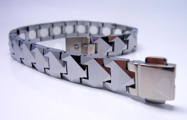 Tungsten magnetic bracelet