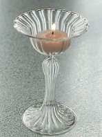 glass candle holder