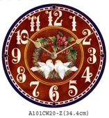 Wooden wall clock