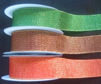 metallic ribbon