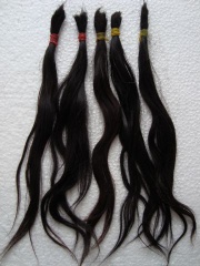 raw human hair