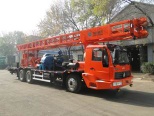 truck mounted water well drilling rig