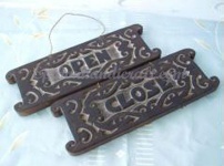 Antique Signage - Open Close