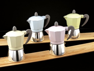 color finish espresso coffee maker