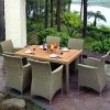 Garden Rattan Dining Furniture Set