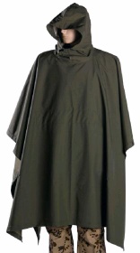 MILITARY Green PONCHO