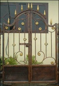 wrought iron gates