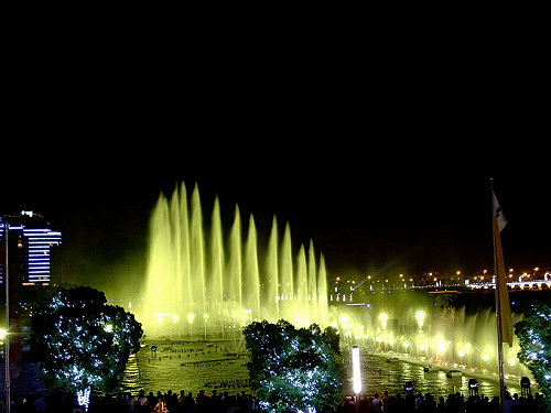 musical fountain