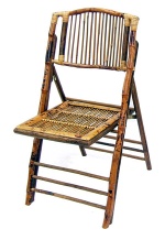 bamboo folding chair