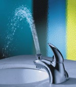 up-spray water saving faucet