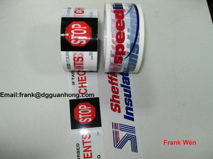 printed packing tape