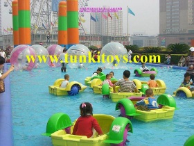 kids hand power paddler water aqua boat