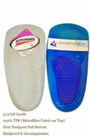 3/4 Gel Insole image