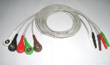 DIN Type 5-Lead AHA Leadwires