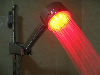 led shower head