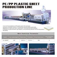 PE/PP sheet extrusion line