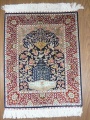 hand knotted pure silk carpet