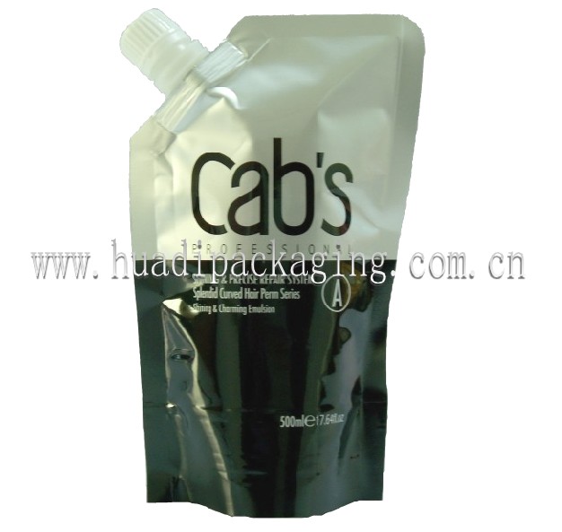 material:PET/AL/PE,500 ml volume.