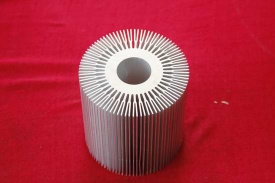 Aluminum LED light heat sink