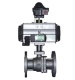 Pneumatic O Type Ball Valve