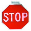 Voltage DC 6V or DC 12V LED solar traffic sign