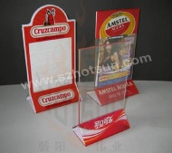 acrylic menu holder