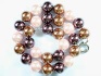 Glass pearl necklace