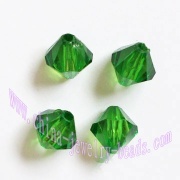 clear bicone acylic crystal jewelry beads