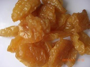 dried pear with peel