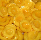 canned yellow peach