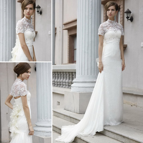 white long wedding dresses