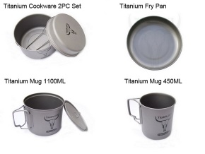 titanium camping cookware