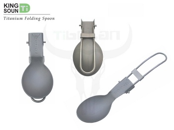 titanium folding flatware