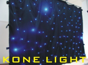 led  star  curtain