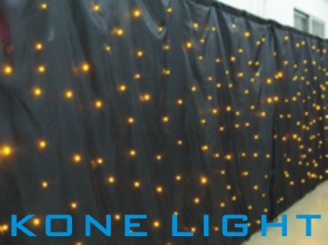 led  star  curtain