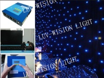 led star curtain(blue) led star cloth light