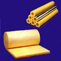 Glass wool pipe