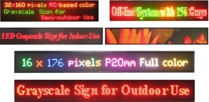 Led Greyscale Sign