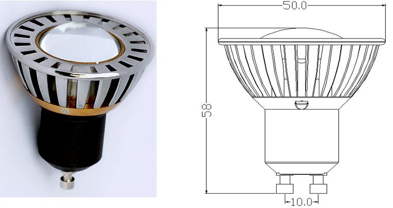 1pcs Power LED from USA CREE(Q5-WC or P4-WW)