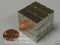 Neodymium iron boron (NdFeb) magnet