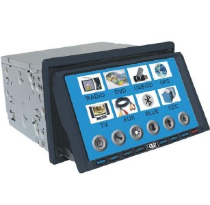 2-Din DVD/ 7"TFT/TV/Touch Screen/SD/MMC/Detachable/GPS /bluetooth