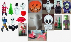 inflatable Santa Claus;inflatable ghost;inflatable bat;inflatable pumpkin;inflatable easter;inflatable Halloween