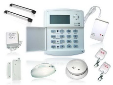 LCD Voice burglar alarm system