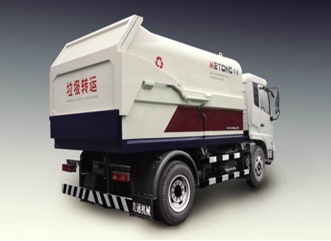 refuse transfer truck, garbage transportation