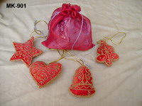 Christmas Fabric Hanging Ornaments