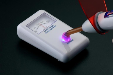 LED & halogen curing light meter