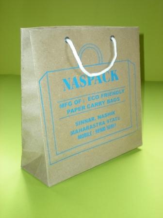 Brown kraft paper bag