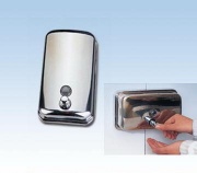 Stainless steel soap dispenser